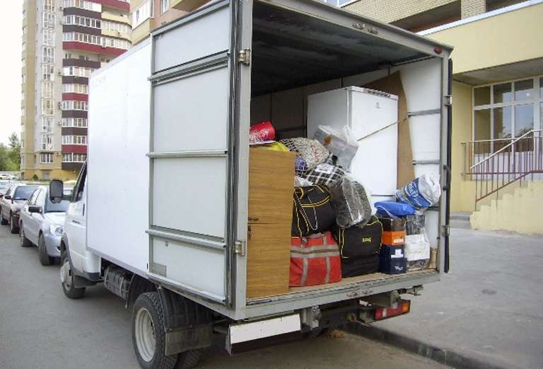Заказ отдельной газели для перевозки личныx вещей : Вещи в коробках из Севастополя в Салавата